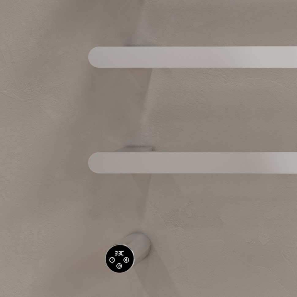 Полотенцесушитель электрический Vincea VTD-2H2CH, хром, таймер