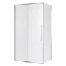 Душевое ограждение Niagara Nova NG-65-14CH-CH100-34 (140х100х195) прямоугольник,хром,дверь раздвижная,стекло шиншилла,2 места
