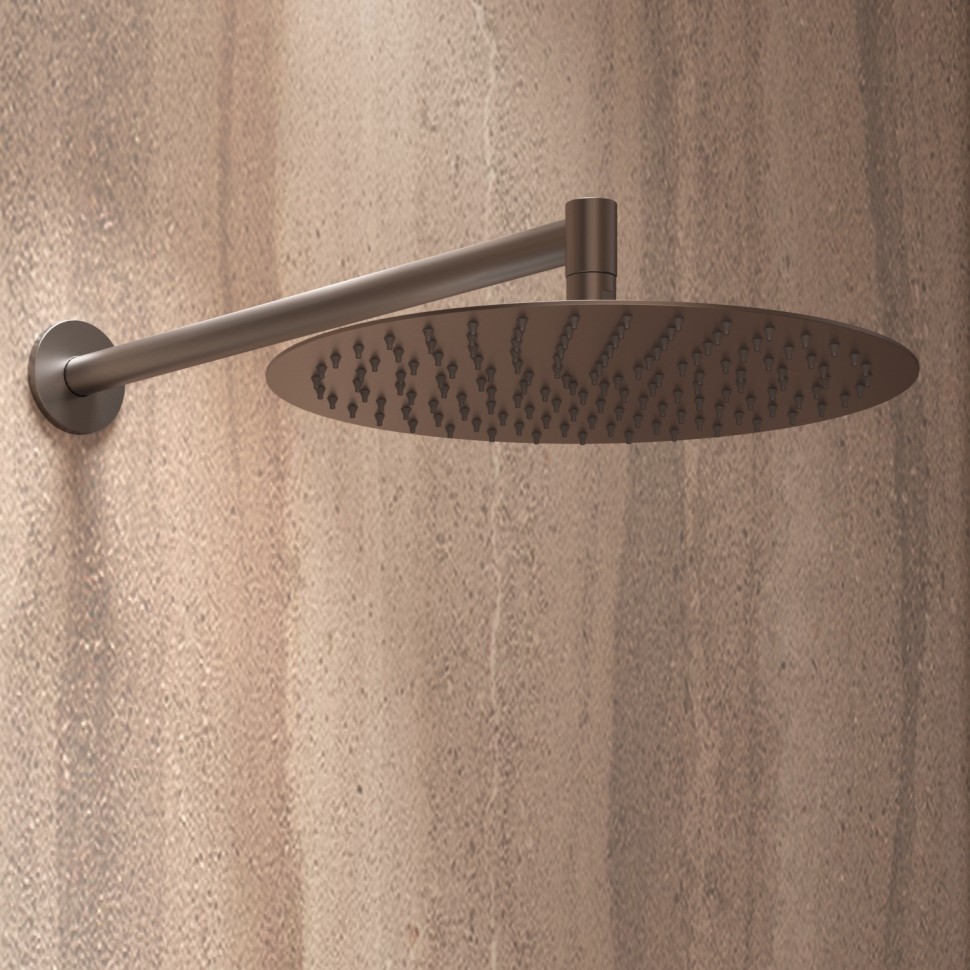 Душевой комплект Аура (Aura) VSFW-6AU1GM встраиваемый, 2 режима, 30см S304 верх душ, вороненая сталь