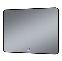 Зеркало ELEGANS-норма BLACK (1000*800*45) LED с сенсорным выключателем и подогревом