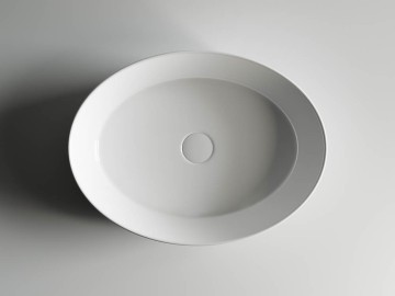 Умывальник чаша накладная овальная Element 550x400x140мм