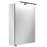 Зеркальный шкаф для ванной комнаты SANCOS Hilton 600x148х740 мм, с LED подсветкой, арт.Z600