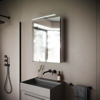 Зеркальный шкаф для ванной комнаты SANCOS Hilton 600x148х740 мм, с LED подсветкой, арт.Z600