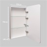Зеркало STYLE LINE-шкаф "Каре 40*80 универсальное" с подсветкой, сенсор с диммером на зеркале