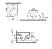 Унитаз подвесной Tornado Gid Tr2133TF-BUM 62301Y синий матовый 49x36x34