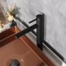 Смеситель высокий для раковины Gid Berlin SS080-BM-D SS080BMD черный матовый