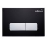 AQM4104B Панель смыва акриловая AQUAme, черный