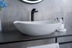 Раковина Gid N9137 51177 накладная белая 56x40x16