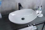 Раковина Gid N9137 51177 накладная белая 56x40x16