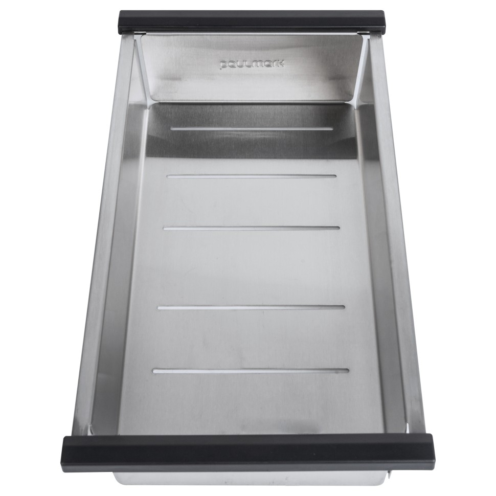 Мойка LUMI-MULTI SINK 74 UNI, IT-GRANIT, LU-MULTI 74-GRM, серый металлик, 740х450, Paulmark