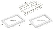 Мойка LUMI-MULTI SINK 74 UNI, IT-GRANIT, LU-MULTI 74-GRM, серый металлик, 740х450, Paulmark