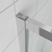 Душевая дверь Veconi Ottimo P20 CH, 1000x1900, хром, стекло матовое