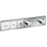 Термостат Hansgrohe RainSelect для душа, 2 источника, внешняя часть, цвет: хром 15380000