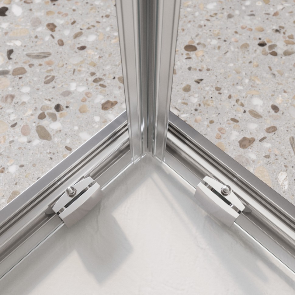 Душевой уголок BelBagno LUCE-AH-22-140/110-C-Cr