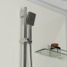 Душевая кабина Niagara Standart ST120/90/15Q (120х90х215) прямоугольник,поддон 15см,распашная,проф.белый,3 места
