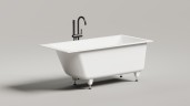 Ванна встраиваемая CASCATA 150x70 S-Stone Матовый