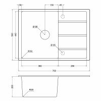 Мойка EMAR EMQ-1700.Q EMQ-1700.Q Алмаз
