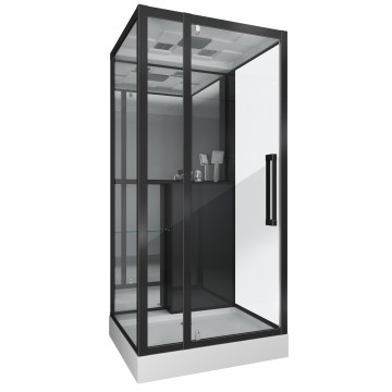 Душевая кабина Grossman Style GR261 (90x90x215) дверь распашная,5 мест