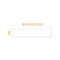 Экран для поддона RGW NB/STYLE боковой (800)
