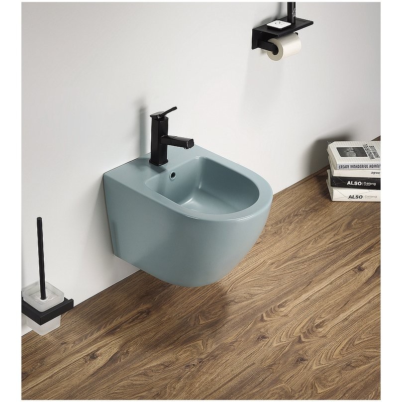 Биде подвесной Ceramalux В2342BDMLG цвет зеленый