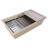 Мойка LUMI-MULTI SINK 74 UNI, IT-GRANIT, LU-MULTI 74-LA, латте, 740х450, Paulmark