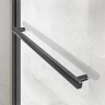 Душевая дверь Slim Soft VDS-1SS130CLGM 1300, вороненая сталь, стекло прозрачное