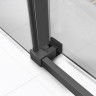 Душевая дверь Slim Soft VDS-1SS130CLGM 1300, вороненая сталь, стекло прозрачное