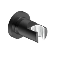 AQM8722MB Siena Держатель ручного душа, латунный, черный матовый