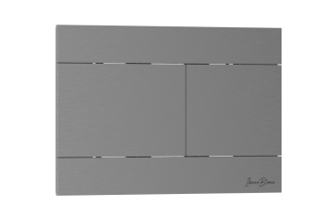 Кнопка смыва IBERICA BLANCA INOX-R нержавеющая сталь, вороненая сталь (IB.B015.02)