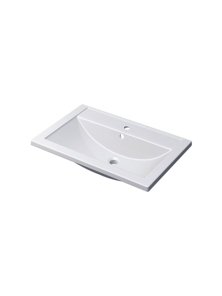 Раковина для ванной Uperwood Foster 70 см, белая глянцевая