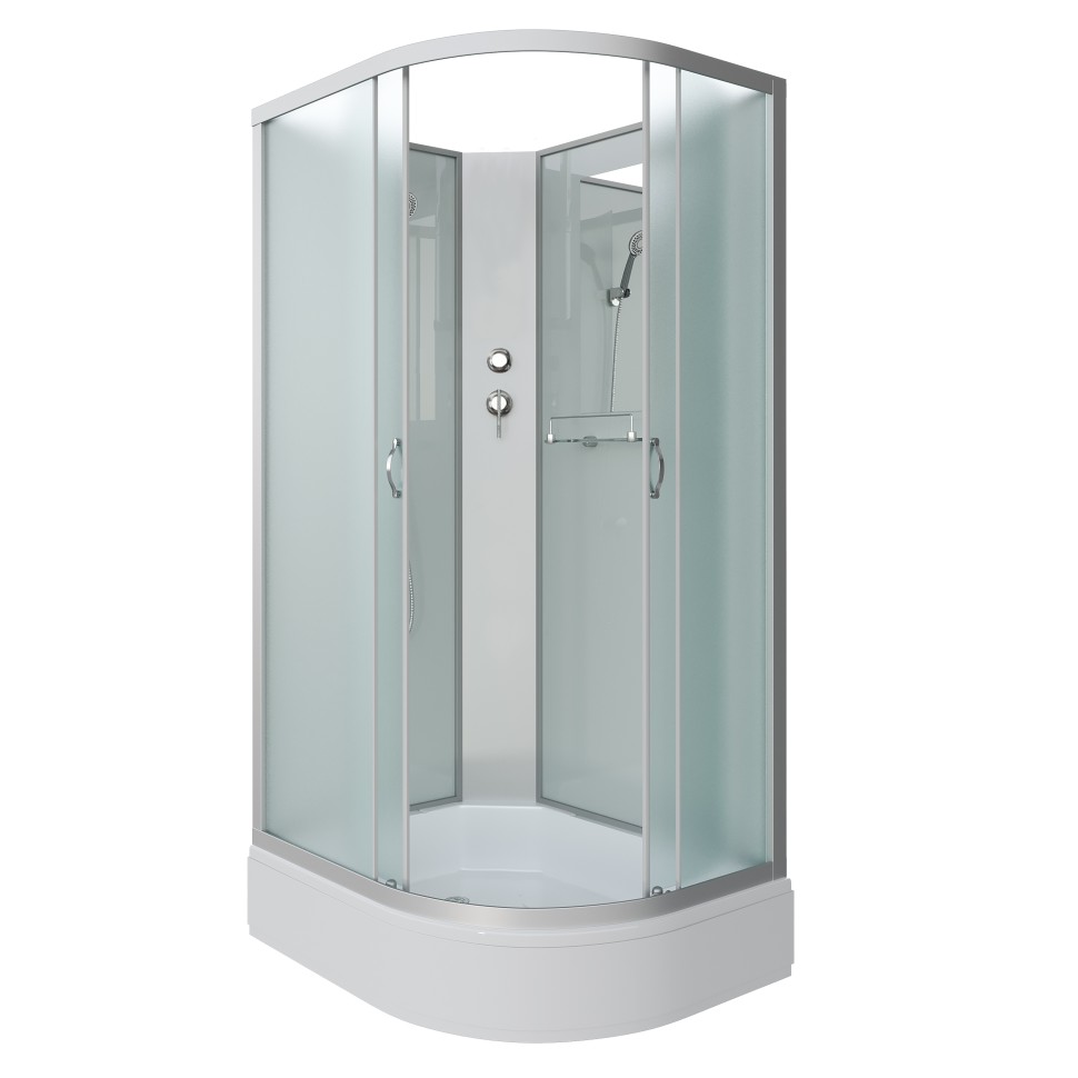 Душевая кабина Niagara Classic NG-33974-14LBK (90х70х200) средний поддон(26см),стекло матовое,4 места