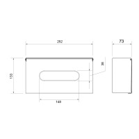 Бокс для салфеток Timo Petruma 15244/03 черный