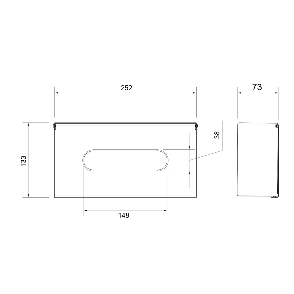 Бокс для салфеток Timo Petruma 15244/03 черный