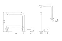 Смеситель EMAR EC-7027 ЕС - 7027 Black