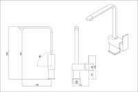 Смеситель EMAR EC-3014 3014.9 Алмаз