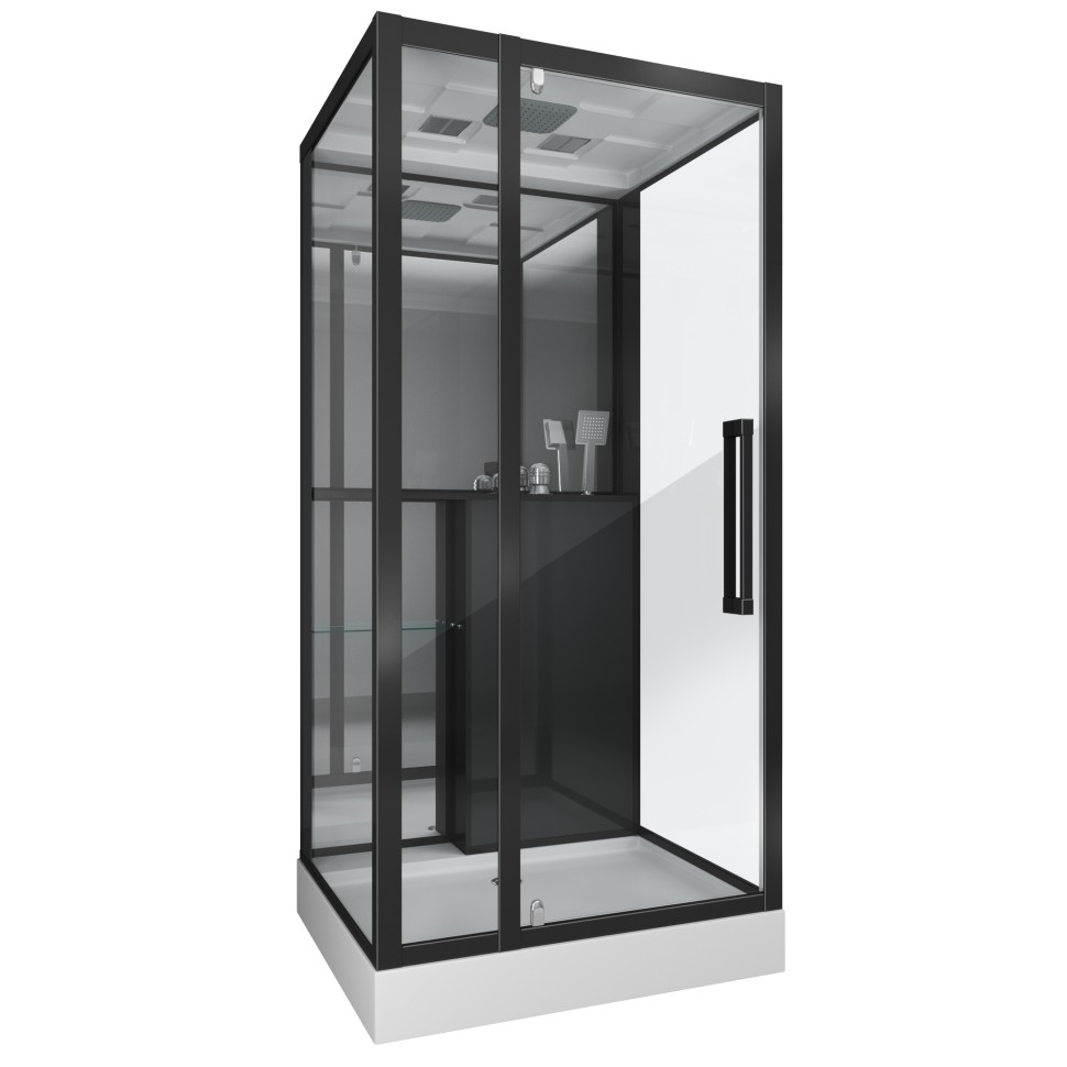 Душевая кабина Grossman Style GR266 (90x100x215) дверь распашная,5 мест