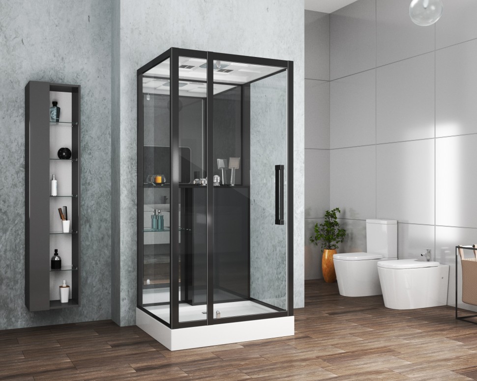 Душевая кабина Grossman Style GR266 (90x100x215) дверь распашная,5 мест