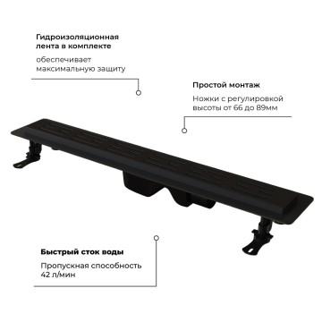 Душевой лоток Drain Leo-30B