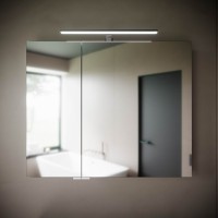 Зеркальный шкаф для ванной комнаты SANCOS Hilton 900x148х740 мм, с LED подсветкой, арт .Z900