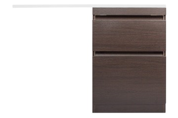 Тумба напольная STYLELINE "Даллас 120", Люкс венге, PLUS с раковиной ESTETUS Даллас 1200*480 левый