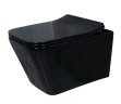 Унитаз подвесной Gid Tr2144BL 62224Y черная глянцевая 52x36x33.5
