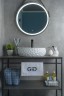Раковина Gid 9030wf 51187 накладная белая 48x34x15