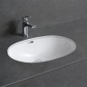 Раковина Gid Yj8004 71163 встаиваемая снизу белая 55x39.5x19
