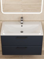 Раковина для ванной Uperwood Foster 80 см, белая глянцевая