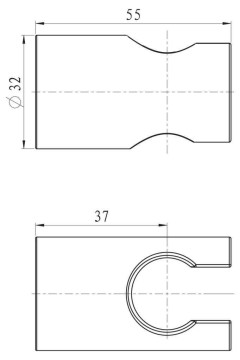 Держатель ручного душа BelBagno NOVA BB-HLD-IN