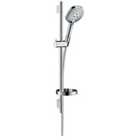 Душевой набор Hansgrohe Raindance Select: штанга 65 см., ручной душ 120, 3jеt (Rаin, RаinАir, WhirlАir), мыльница, шланг, цвет: хром 26630000