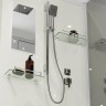 Душевая кабина Niagara Standart ST80/15Q (80х80х215) квадрат,поддон 15см,распашная,проф.белый,3 места
