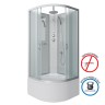 Душевая кабина Niagara Classic NG-2307-14BKT (80х80х210) высокий поддон(40см),стекло матовое,4 места
