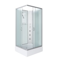 Душевая кабина Niagara Classic NG-33984-14QBKG (90х80х200) средний поддон(26см),стекло матовое,4 места