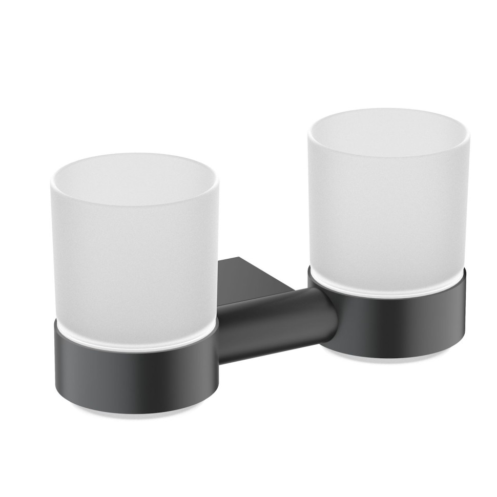 Стакан для зубных щеток двойной Timo Luiro 18534/03 черный